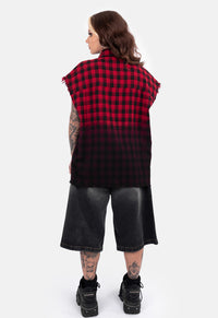 Roxy Oversized Dip Dye Vest