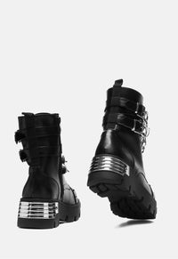 Shackled Shadows Biker Boots