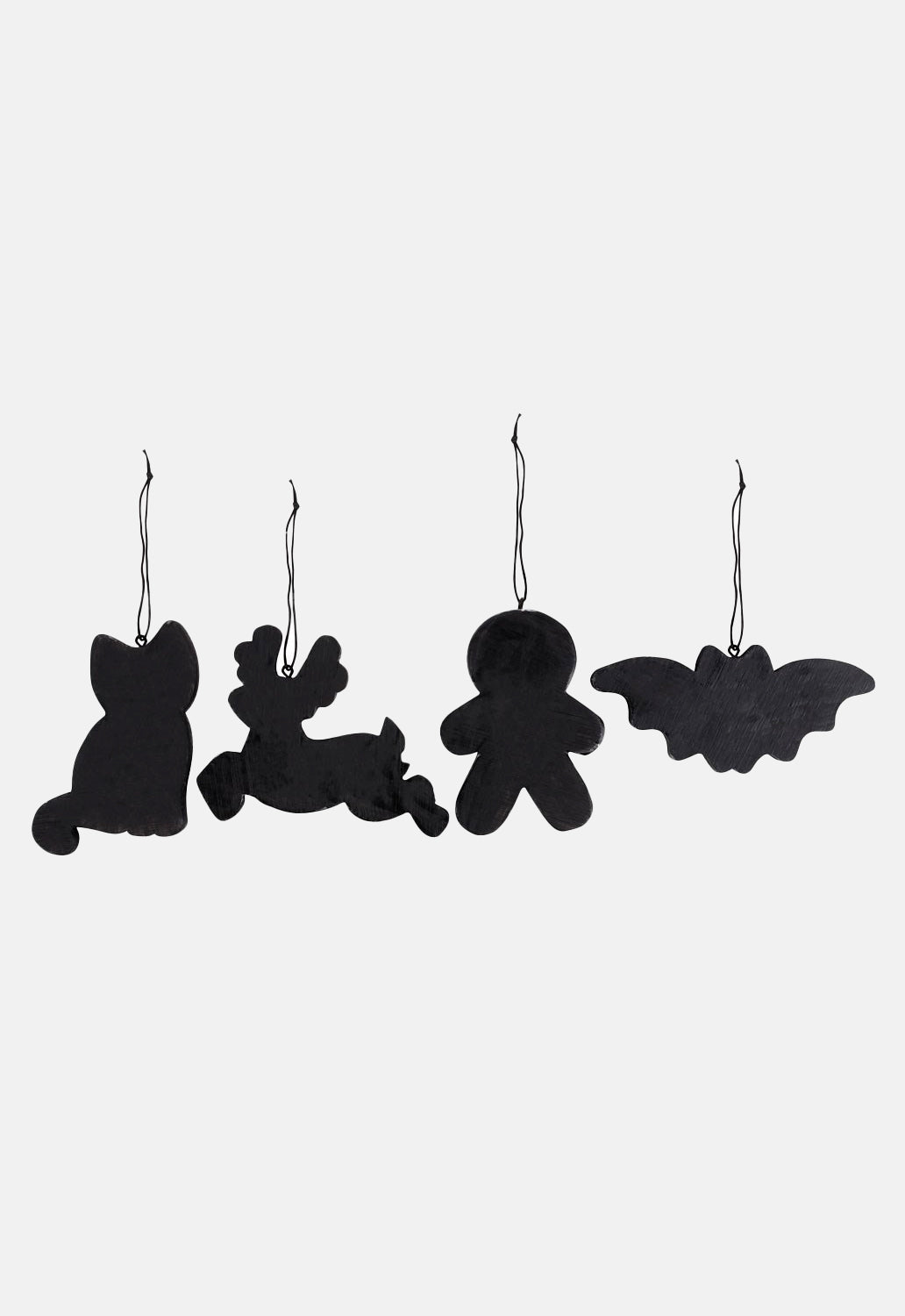 Skeleton Cookie Ornaments 4 Pack
