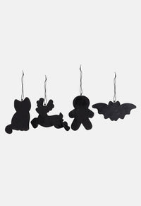 Skeleton Cookie Ornaments 4 Pack