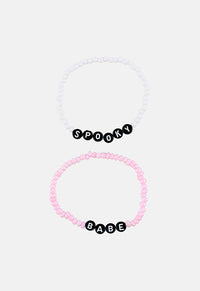 Spooky Babe Bracelet Set