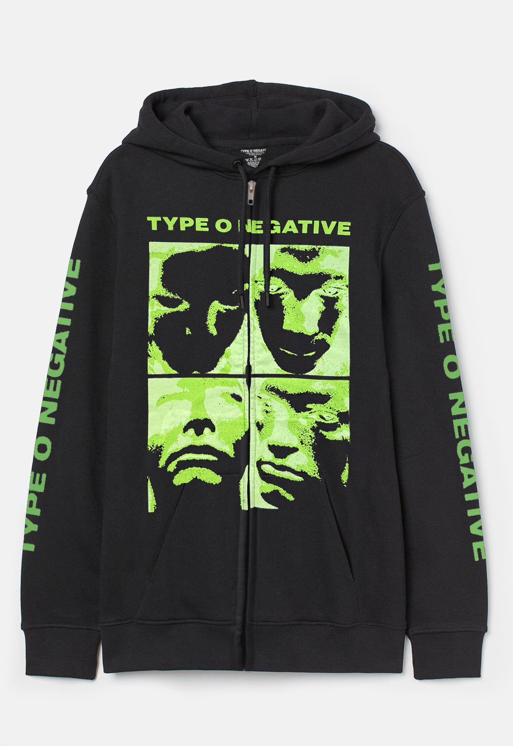 Faces Zip Hoodie