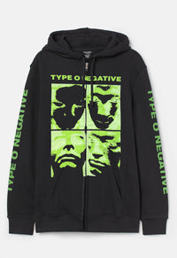 Faces Zip Hoodie