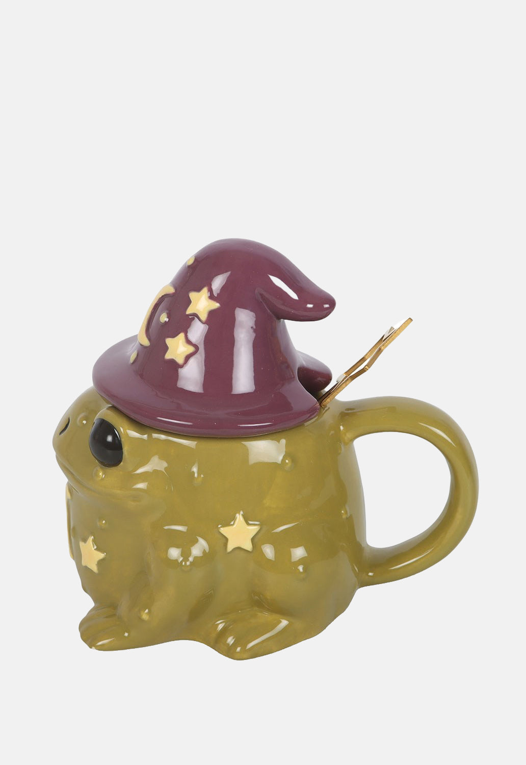 Magic Toad Shaped Mug & Spoon
