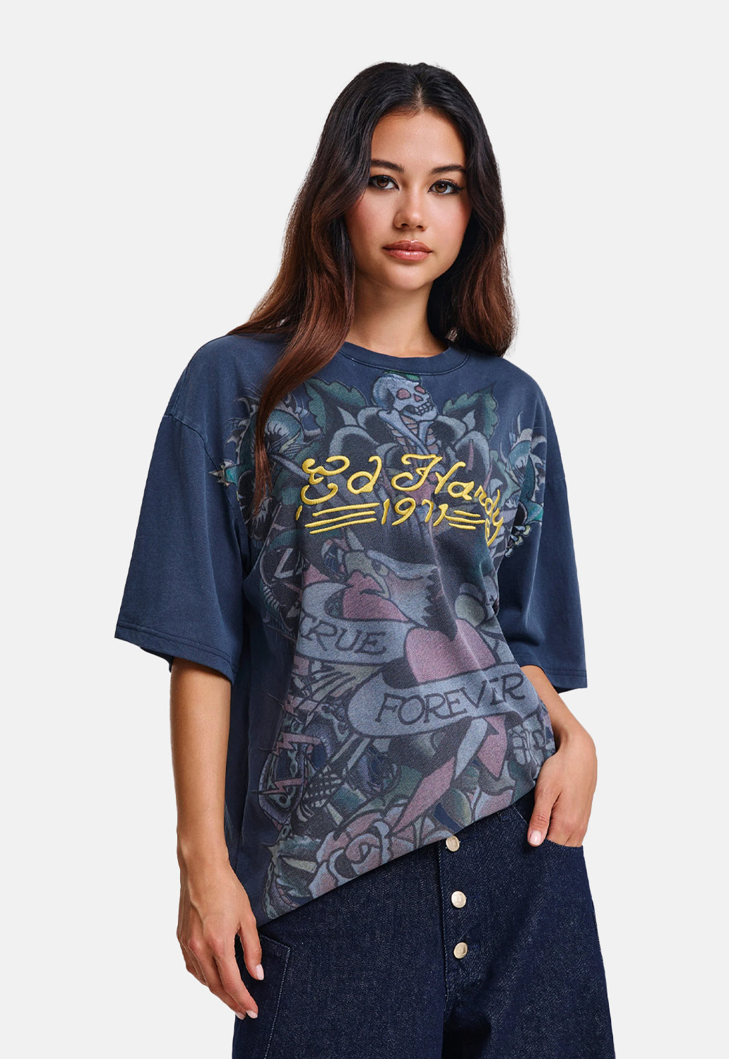 True Love Tattoo Washed Relaxed T-Shirt