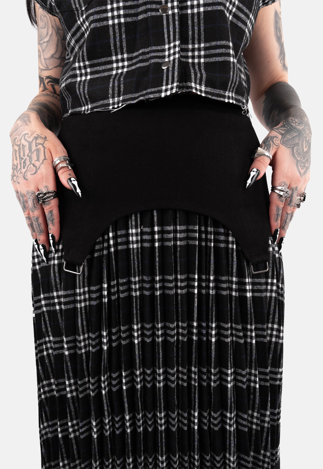 Umbra Pleated Midaxi Skirt