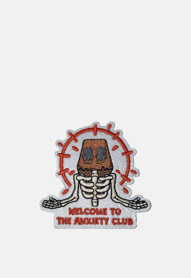 Anxiety Club Skelly Patch