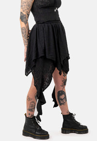 Willa Hanky Hem Mini Skirt
