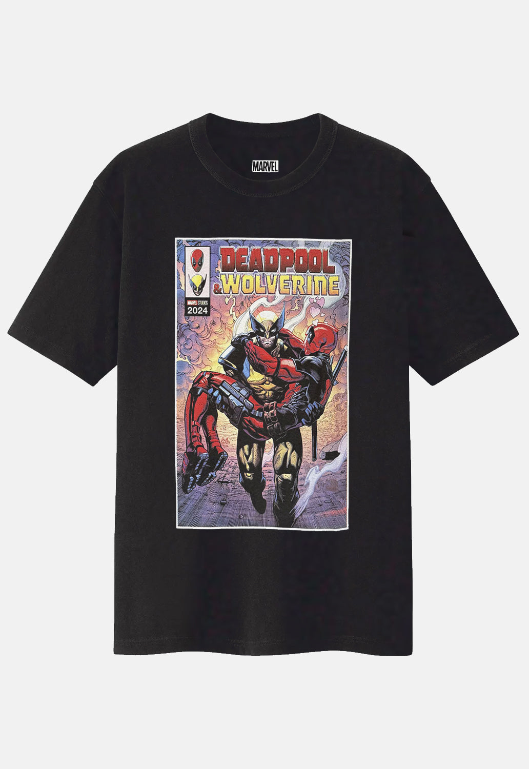 Wolverine Carrying Deadpool T-Shirt