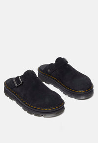 Zebzag Suede Platform Mules