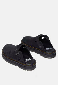 Zebzag Suede Platform Mules