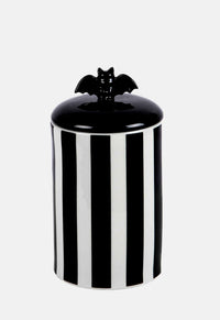 Striped Bat Storage Jar