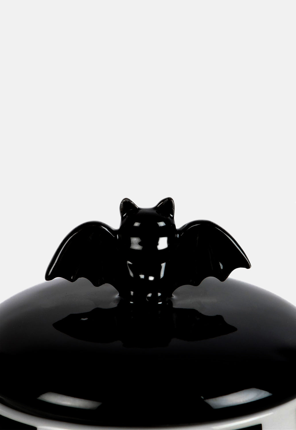 Striped Bat Storage Jar