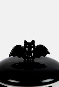 Striped Bat Storage Jar
