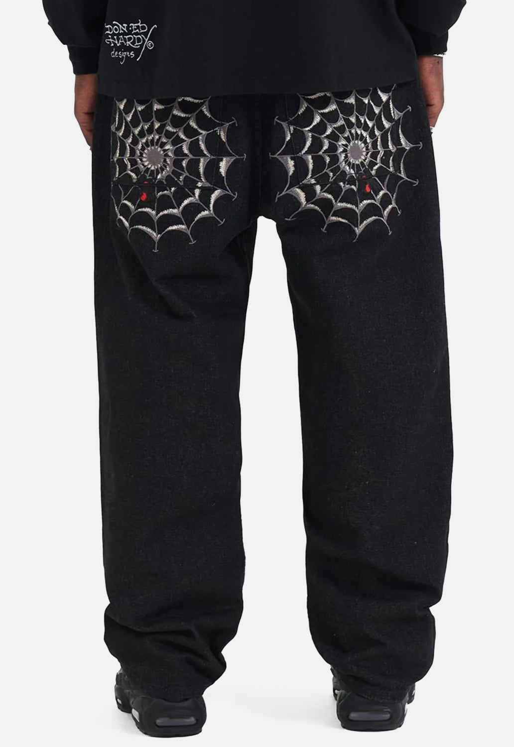 Black Widow Baggy Denim Jeans