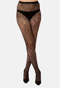 Cobweb Fishnet Tights