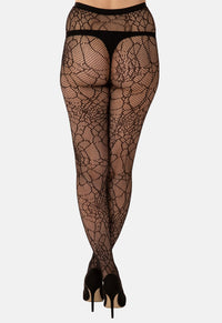Cobweb Fishnet Tights