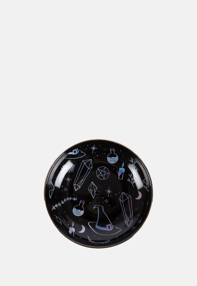 Crystal Witch Incense Holder Plate