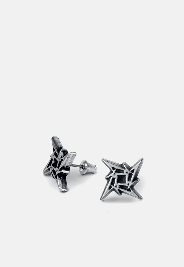 Metallica Ninja Star Ear Studs