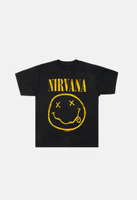 Yellow Happy Face Kids T-Shirt