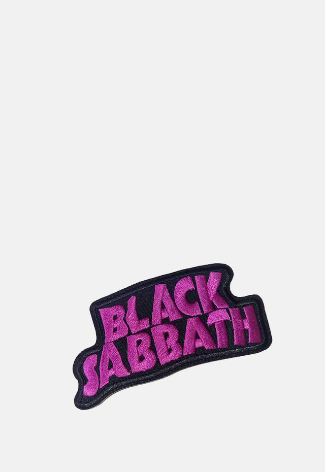 Purple Wavy Logo Patch