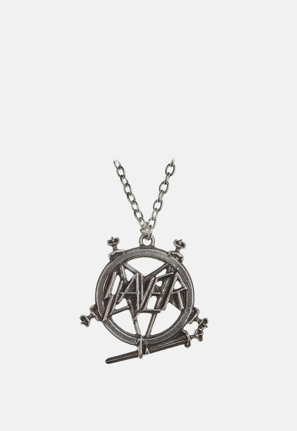Slayer Sword Pentagram Pendant