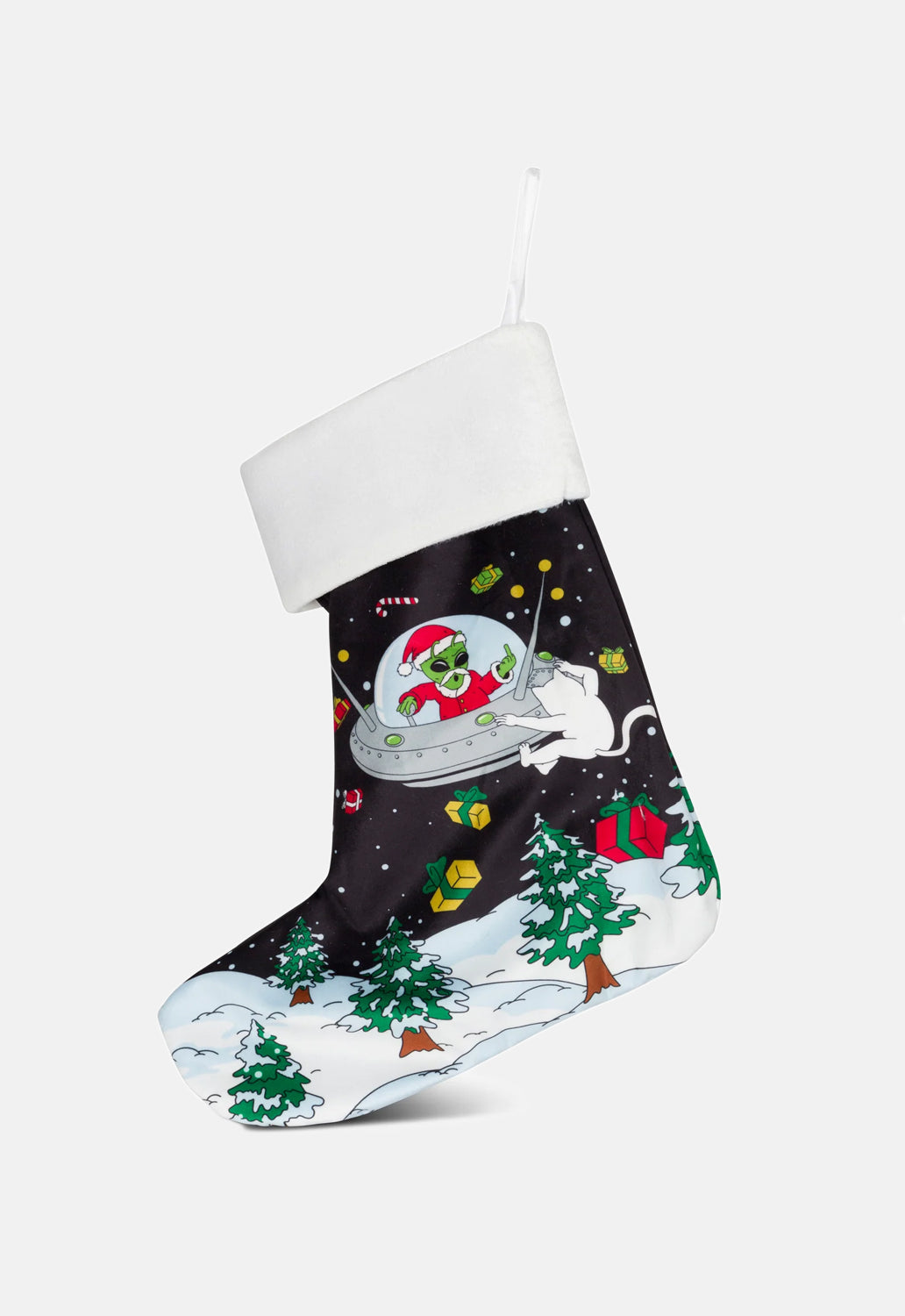 Space Santa Christmas Stocking