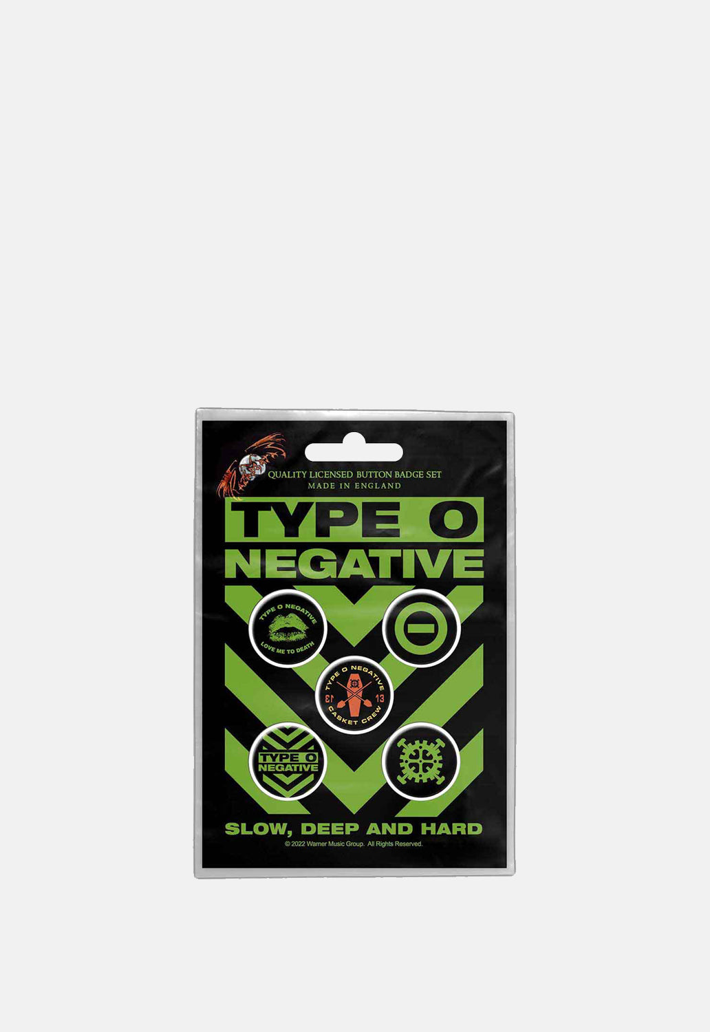 Slow Deep & Hard Button Badge Pack