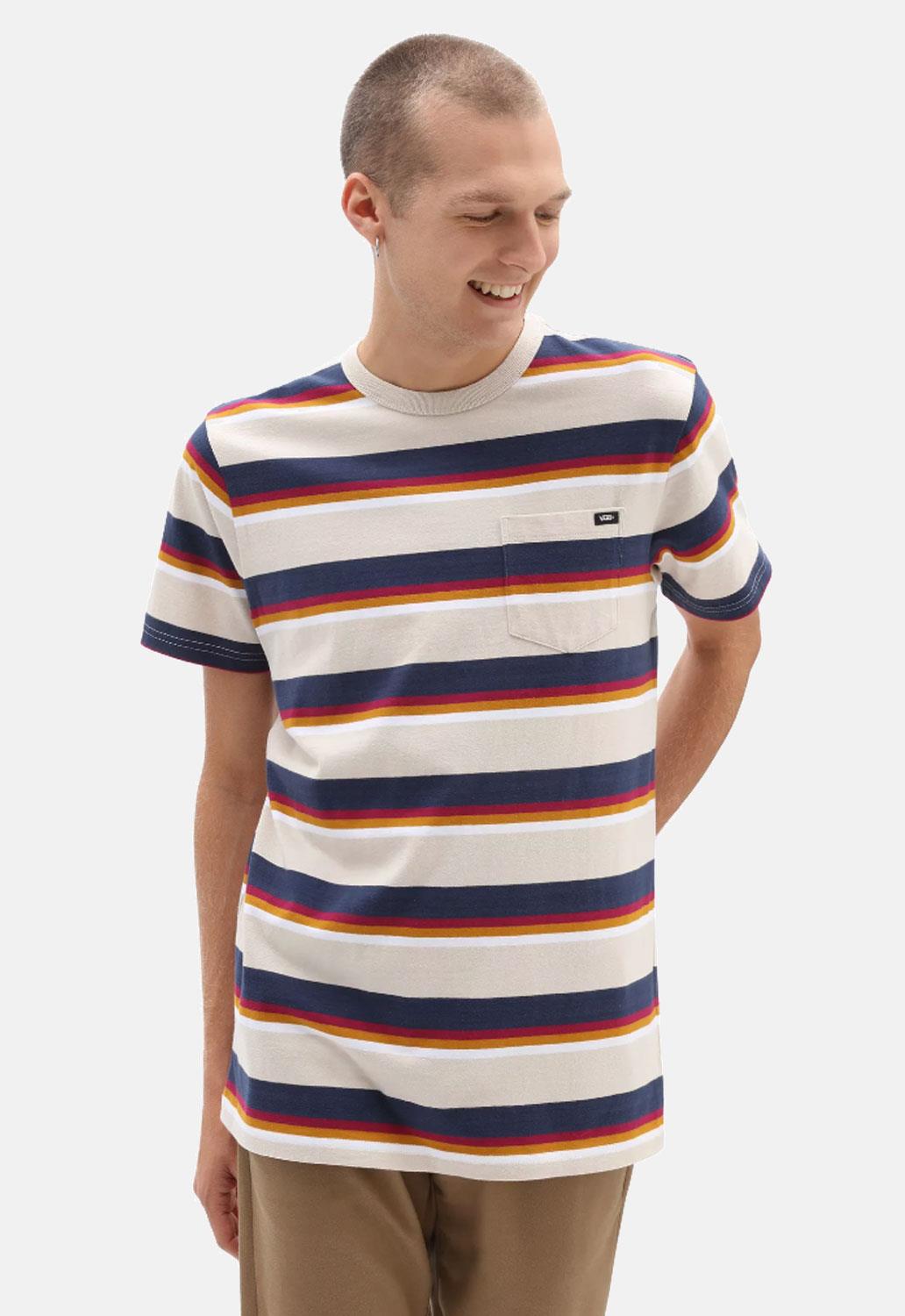 Signal Stripe Pocket Crew T-Shirt