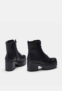 Gin Platform Military Boots