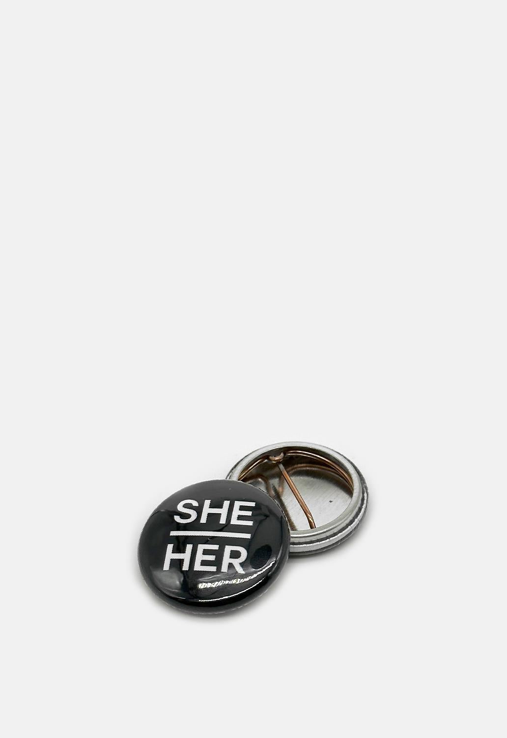 She/Her Button Badge
